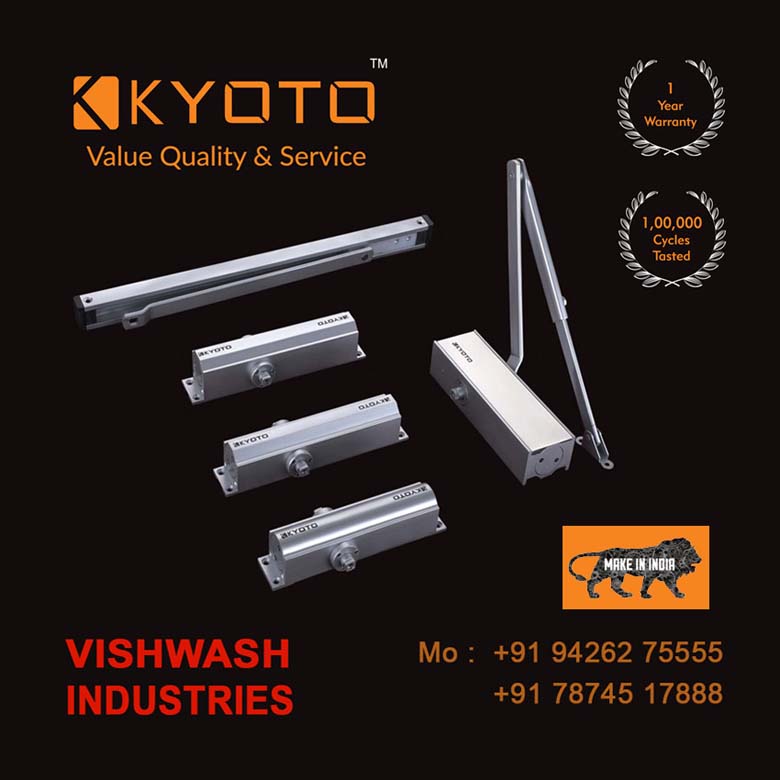 Vishwash Industries Hydraulic Door Closer Manufacturers Rajkot